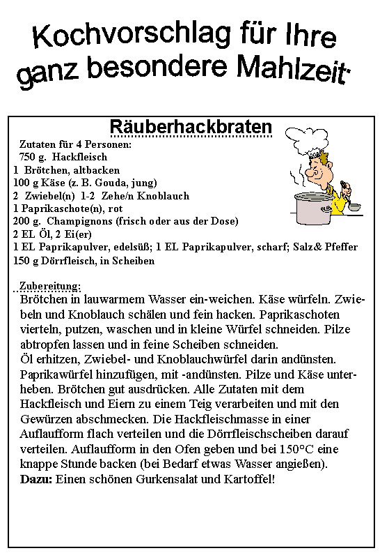 Rauberhackbraten