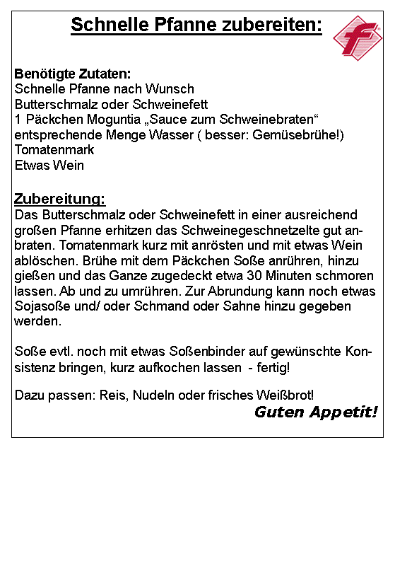 schnelle pfanne zubereiten